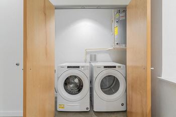 Full-sized washer and dryer